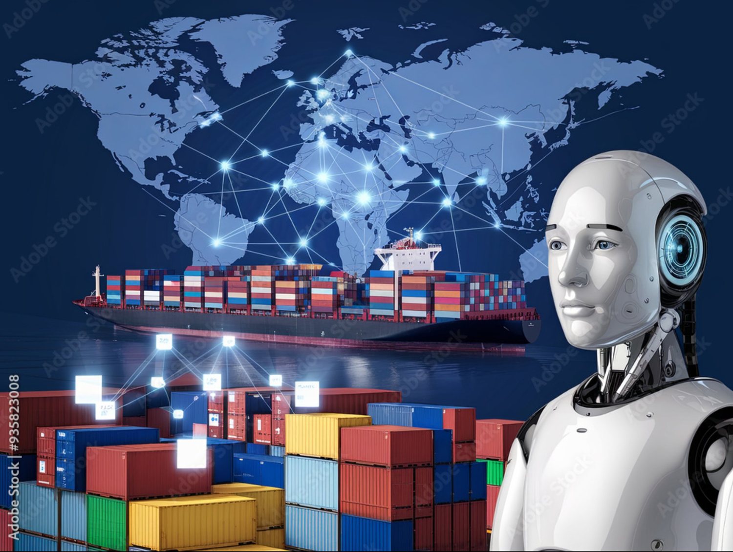 Global trade, shipping containers, and trade-finance flows